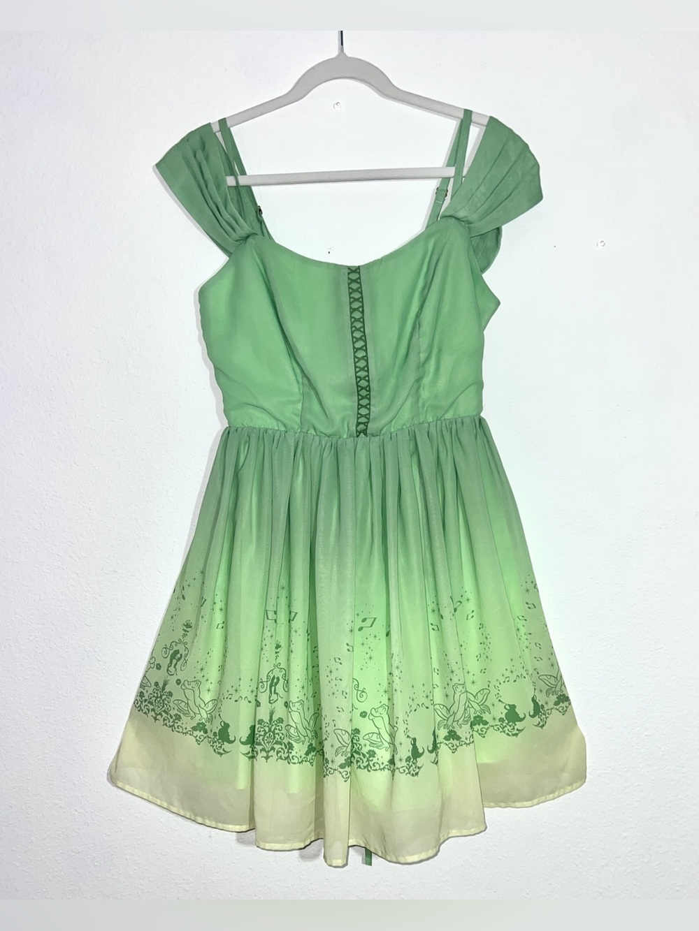 Disney Her Universe Princess and the Frog Tiana Corset Dress Green Woman’s M